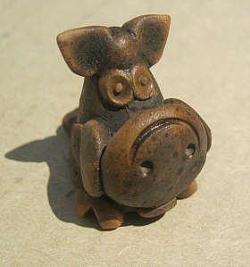 Свистулька маленькая SM03 ; Собака, свинья, заяц.