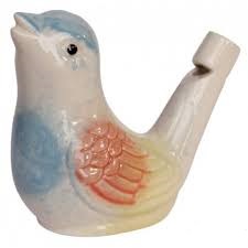 Свистулька трелевая, керамическая