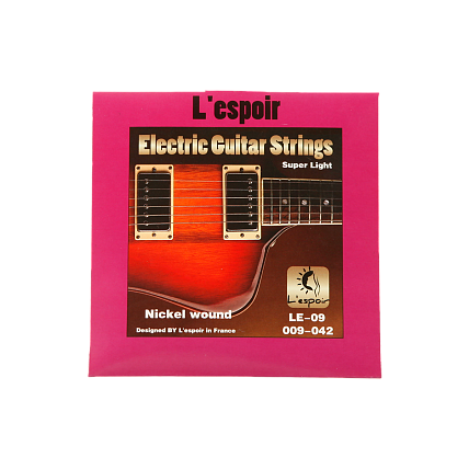L'espoir LE-09 комплект струн для электрогитары
