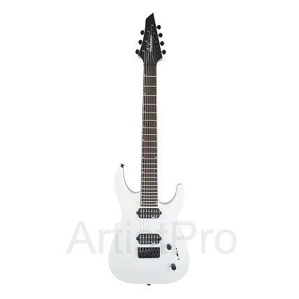 JACKSON JS SERIES DINKY™ JS32-7, ROSEWOOD FINGERBOARD, SNOW WHITE