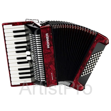 Hohner Bravo II 48 Red 1/2 (A1653)