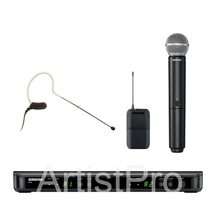 SHURE BLX1288E/MX53 M17