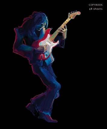 Тетрадь в клетку Гитарист